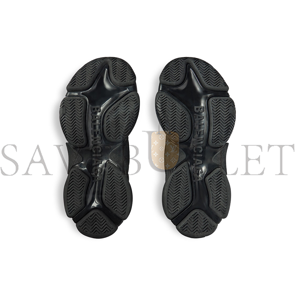 BALENCIAGA MEN'S TRIPLE S SNEAKER IN BLACK 534217W2CA11000 BALENCIAGA MEN'S TRIPLE S SNEAKER IN BLACK 534217W2CA11000